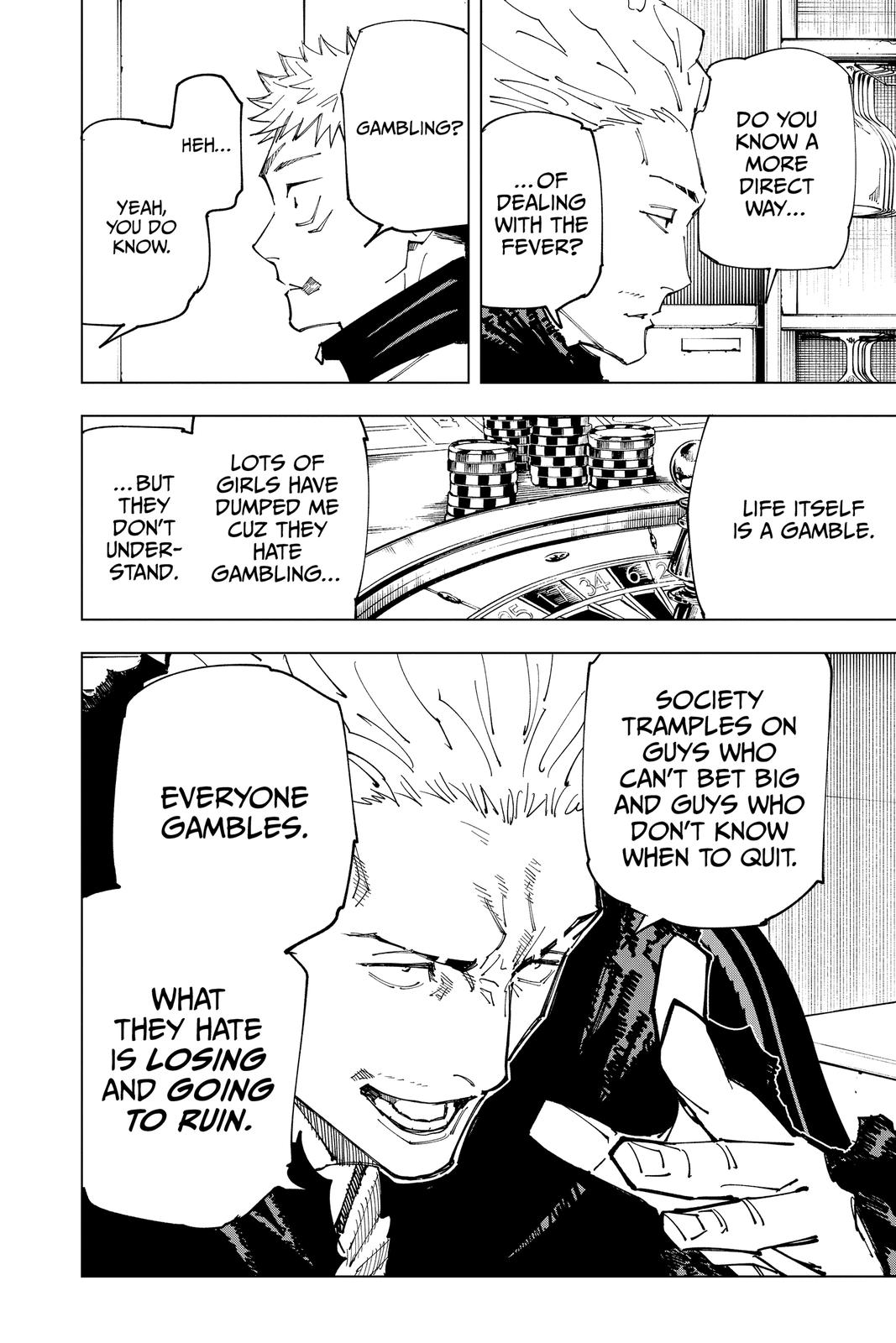 Jujutsu Kaisen Manga Chapter 155 page 4 - Fever
