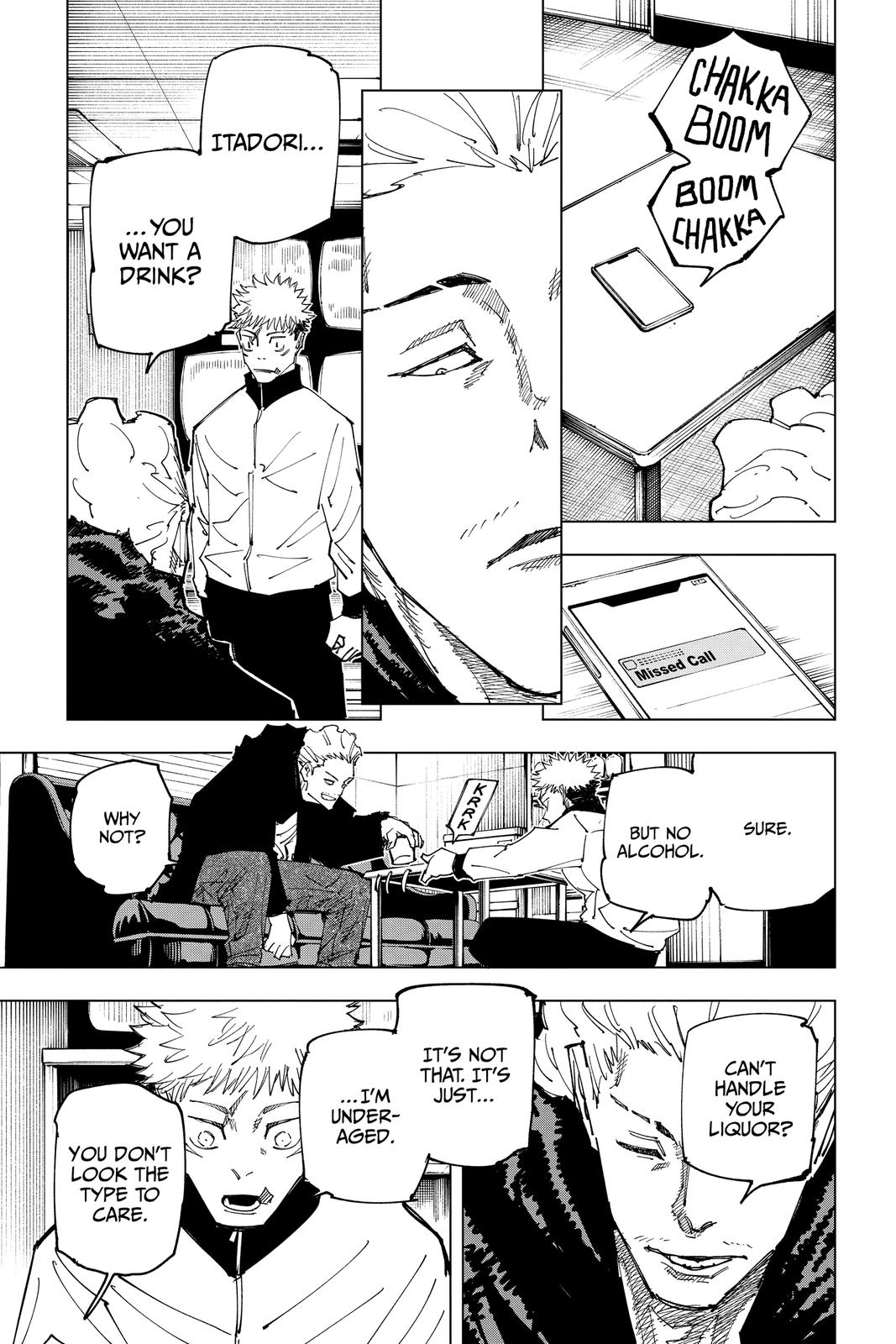 Jujutsu Kaisen Manga Chapter 155 page 7 - Fever