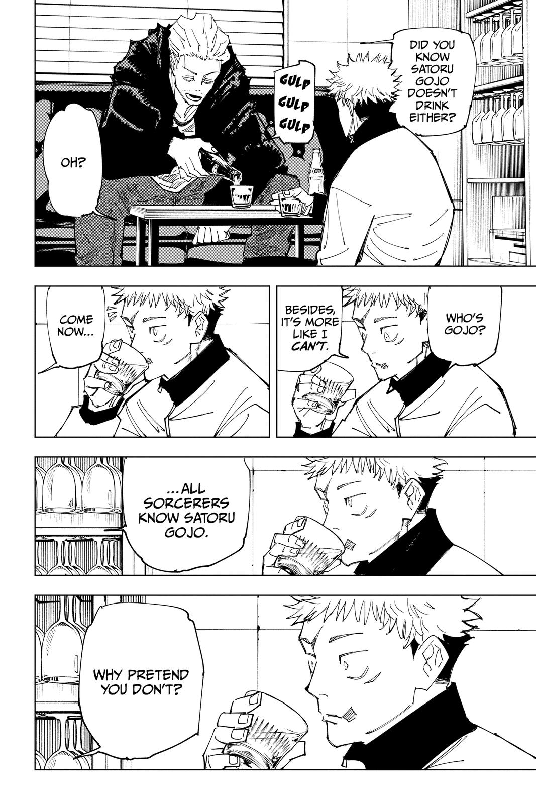 Jujutsu Kaisen Manga Chapter 155 page 8 - Fever