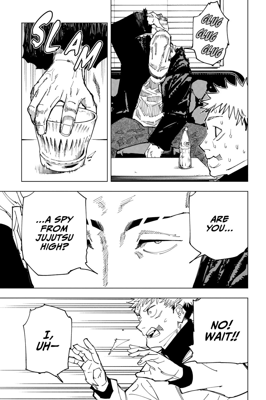 Jujutsu Kaisen Manga Chapter 155 page 9 - Fever