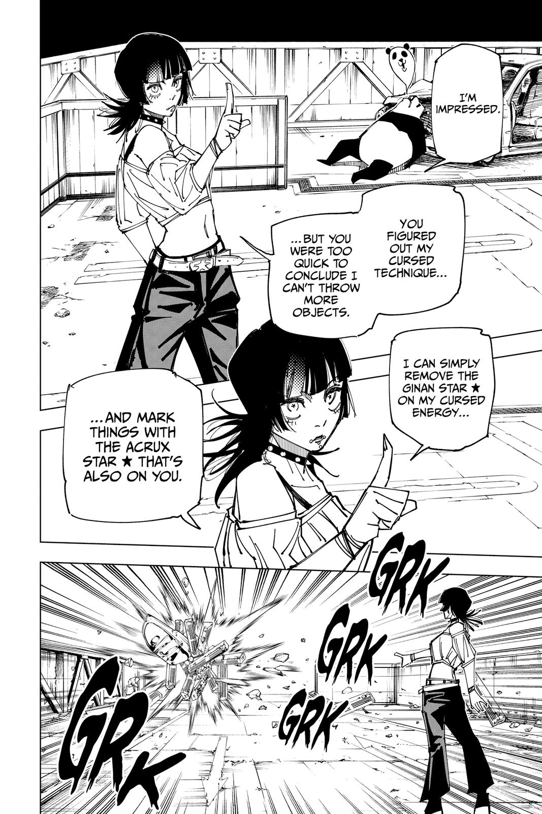 Jujutsu Kaisen Manga Chapter 156 page 16 - Twinkling Stars