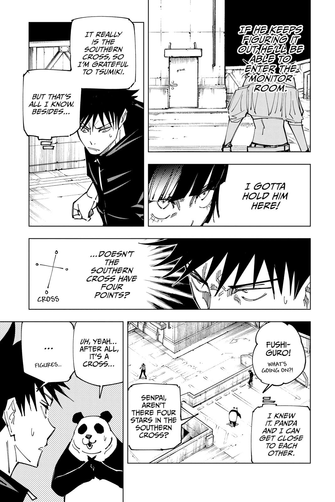 Jujutsu Kaisen Manga Chapter 156 page 7 - Twinkling Stars