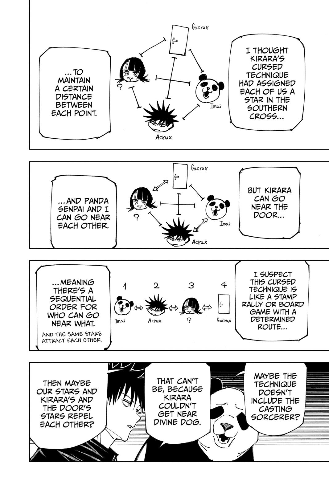 Jujutsu Kaisen Manga Chapter 156 page 8 - Twinkling Stars