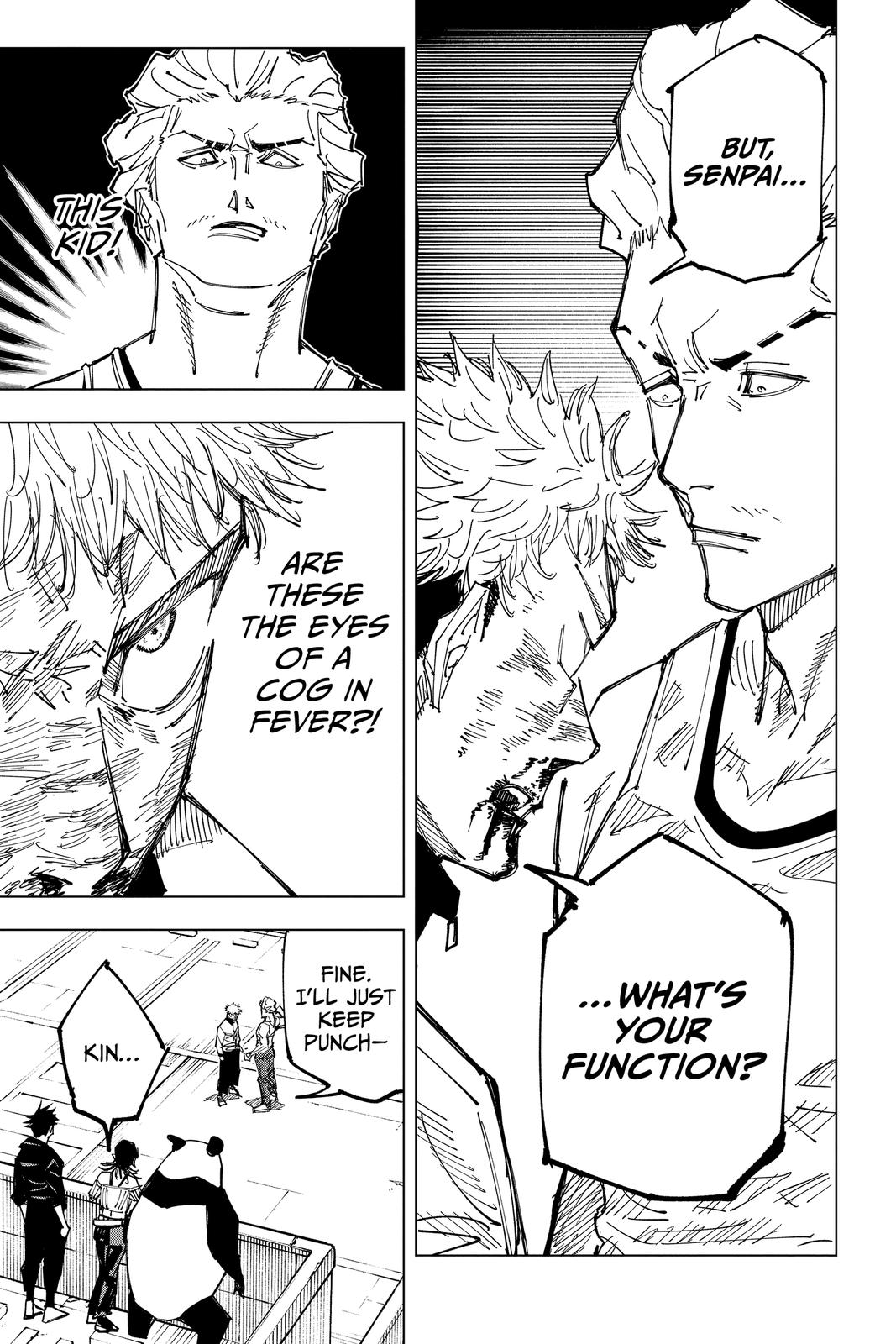 Jujutsu Kaisen Manga Chapter 157 page 17 - Cog