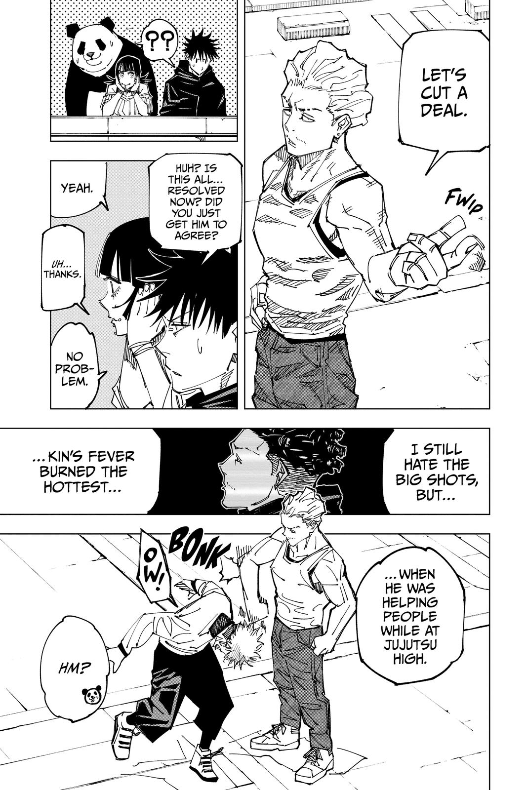 Jujutsu Kaisen Manga Chapter 157 page 19 - Cog