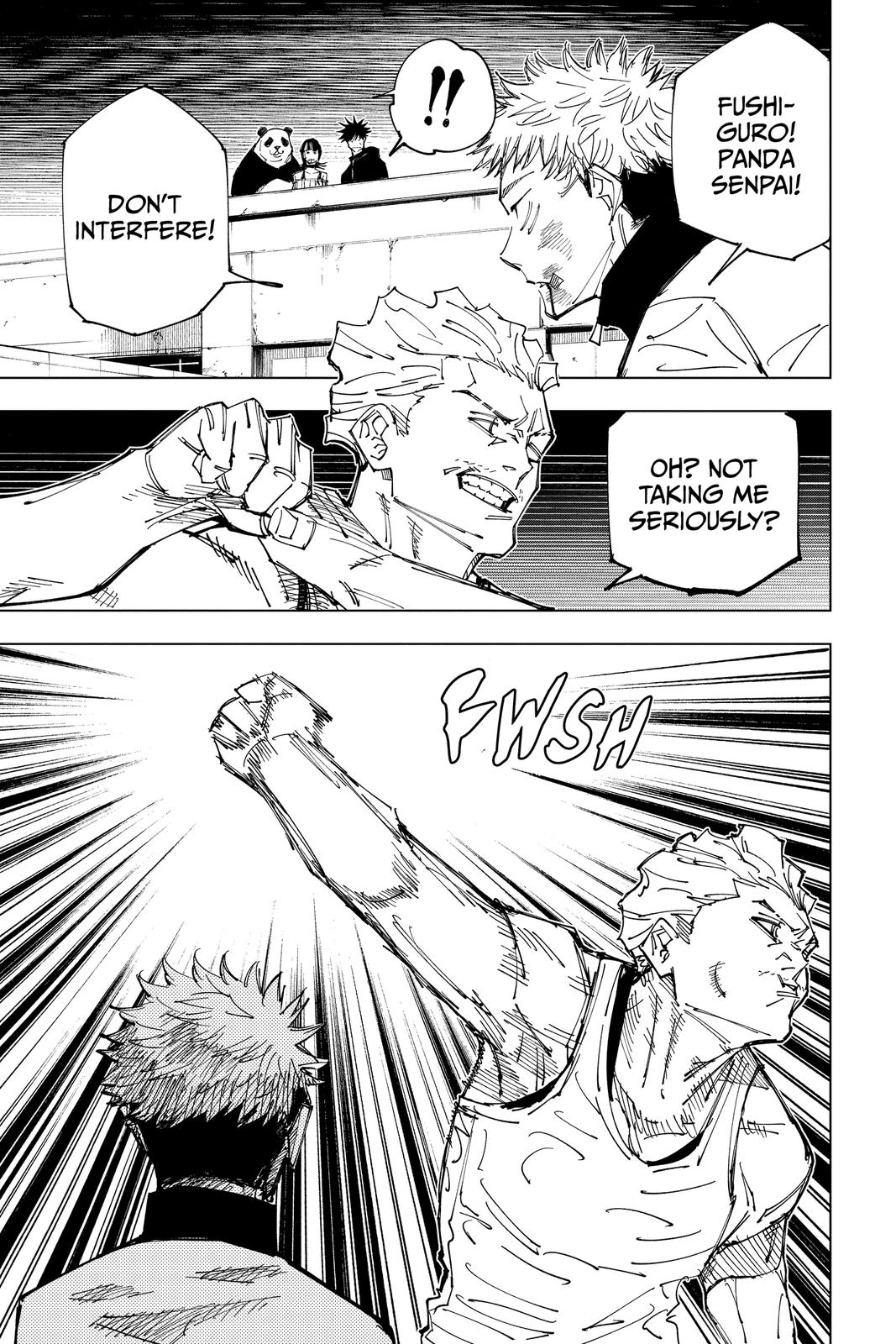 Jujutsu Kaisen Manga Chapter 157 page 5 - Cog