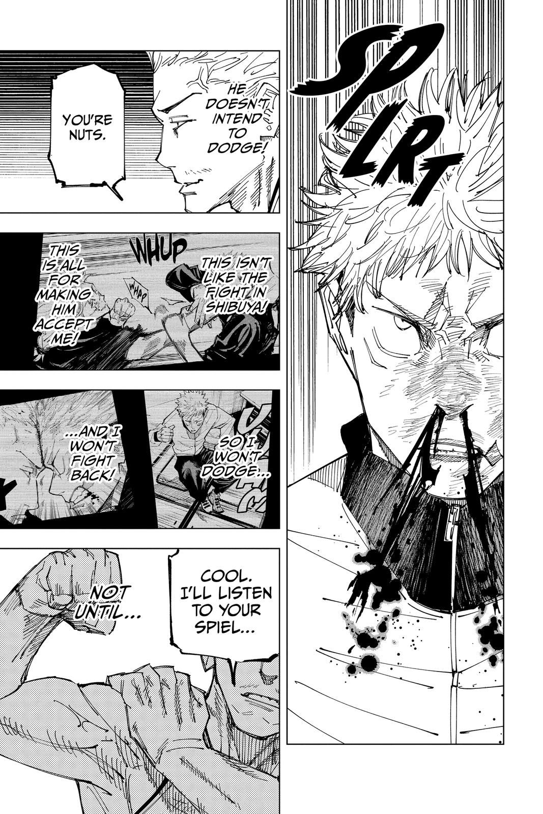 Jujutsu Kaisen Manga Chapter 157 page 9 - Cog