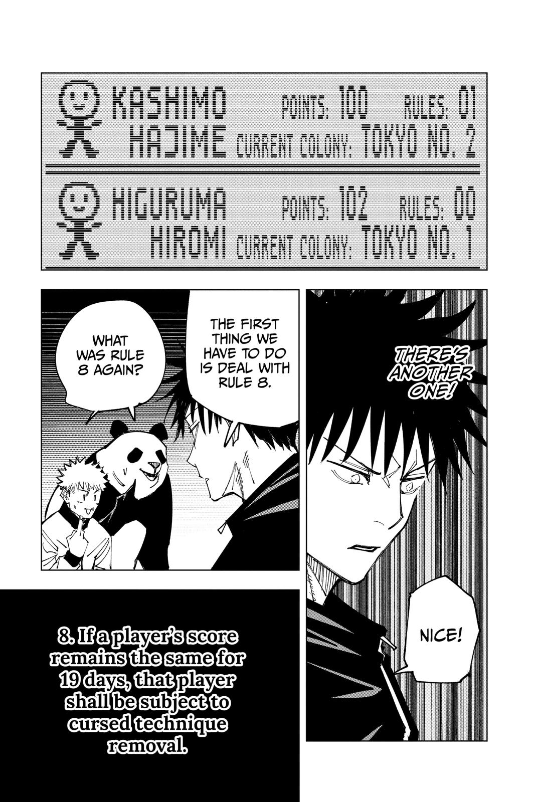 Jujutsu Kaisen Manga Chapter 158 page 17 - Kogane