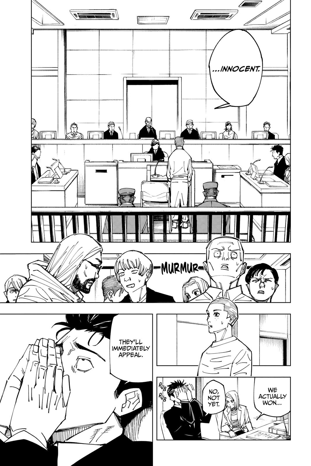 Jujutsu Kaisen Manga Chapter 159 page 11 - Judgment