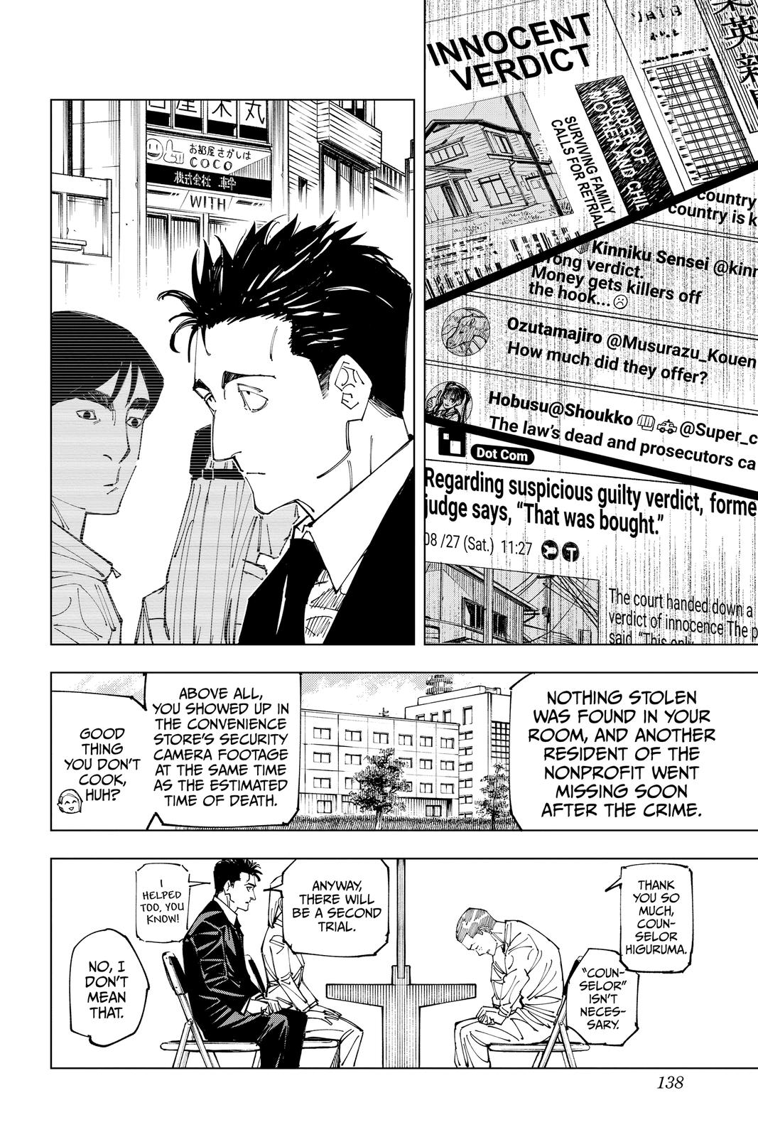 Jujutsu Kaisen Manga Chapter 159 page 12 - Judgment