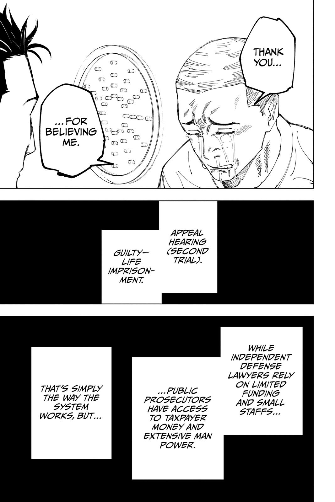 Jujutsu Kaisen Manga Chapter 159 page 13 - Judgment