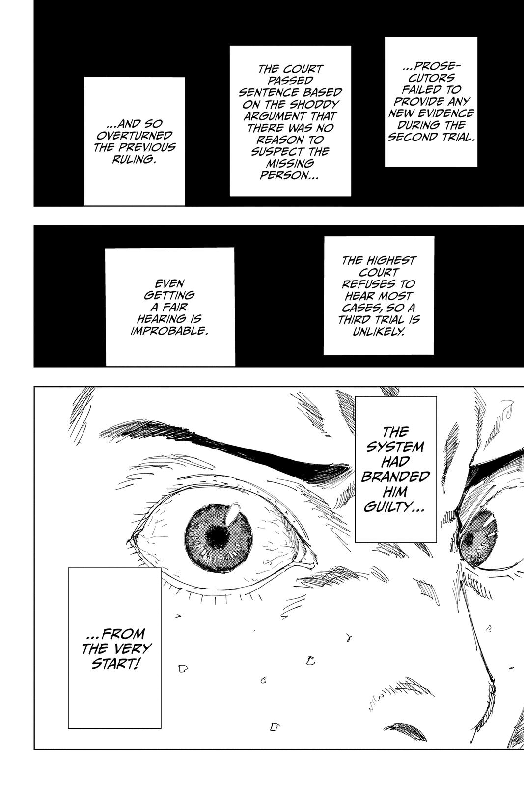Jujutsu Kaisen Manga Chapter 159 page 14 - Judgment