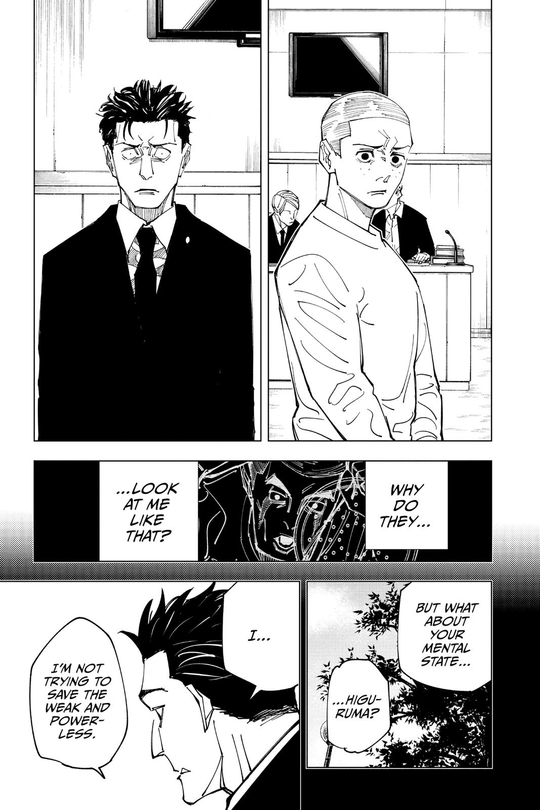 Jujutsu Kaisen Manga Chapter 159 page 15 - Judgment