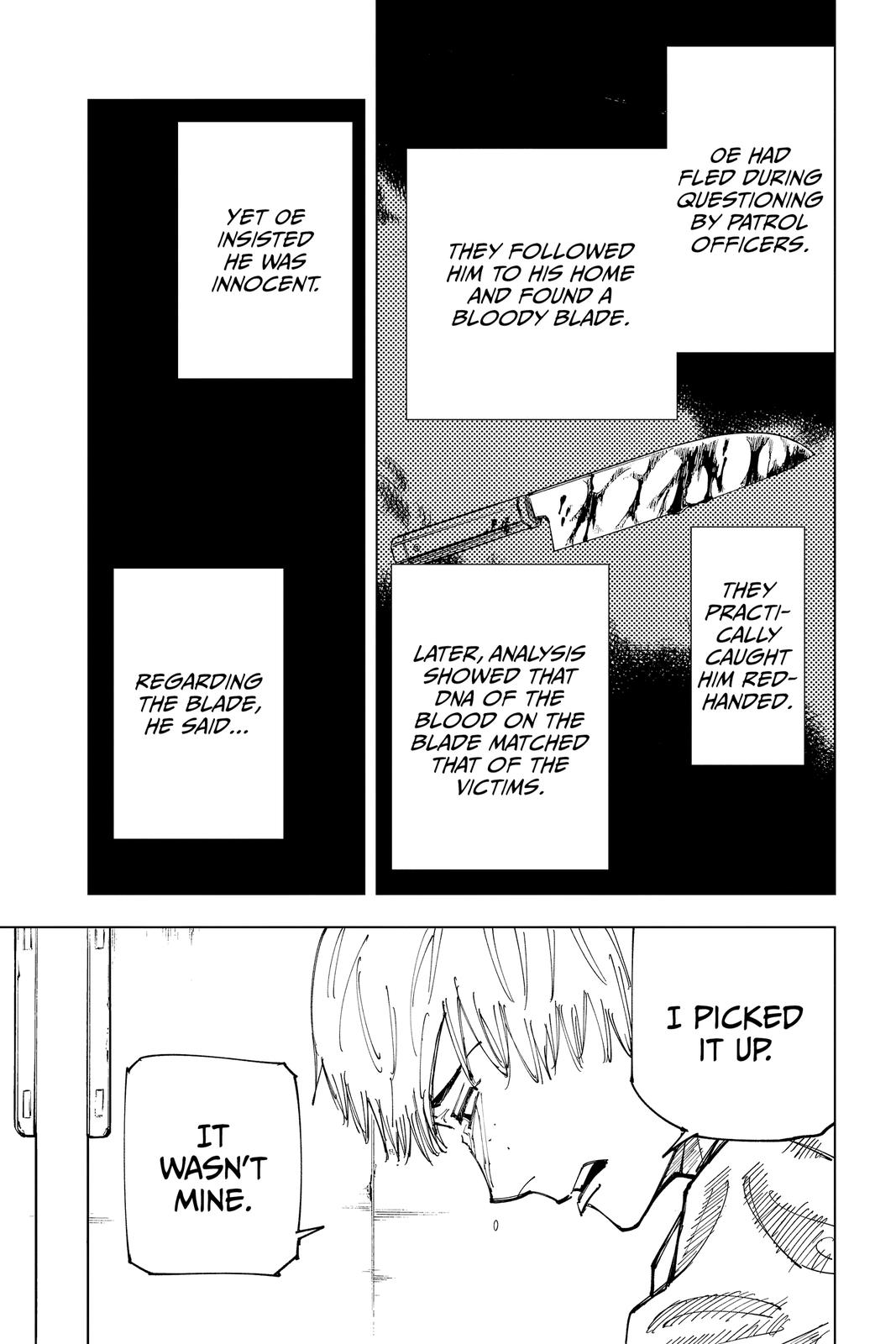 Jujutsu Kaisen Manga Chapter 159 page 3 - Judgment