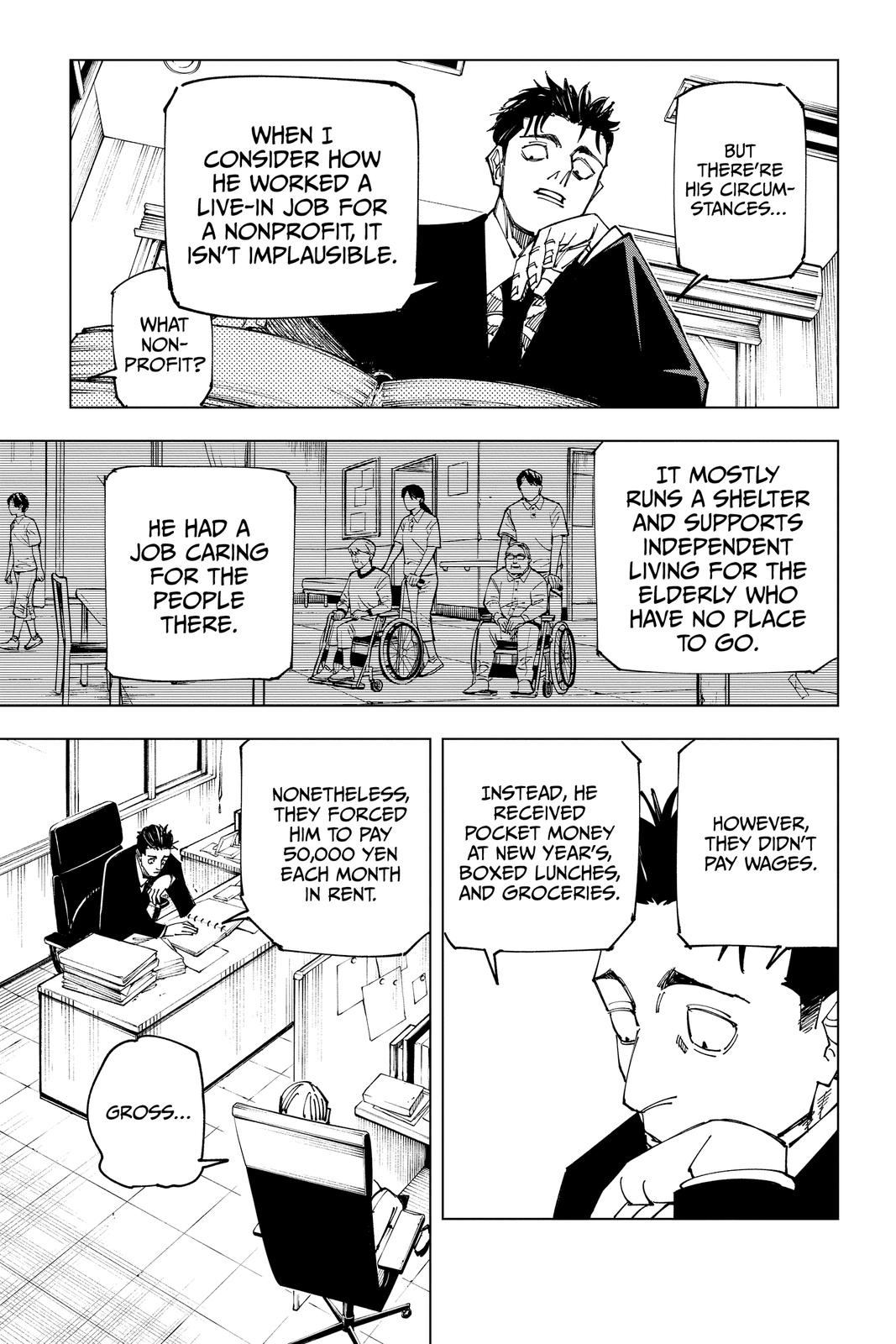 Jujutsu Kaisen Manga Chapter 159 page 5 - Judgment