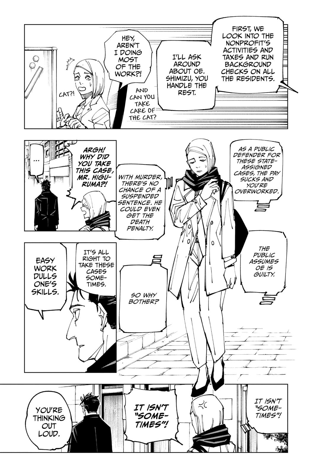 Jujutsu Kaisen Manga Chapter 159 page 7 - Judgment