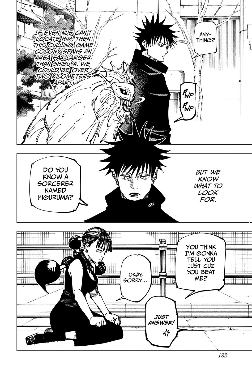 Jujutsu Kaisen Manga Chapter 161 page 15 - Tokyo No. 1 Colony, Part 1