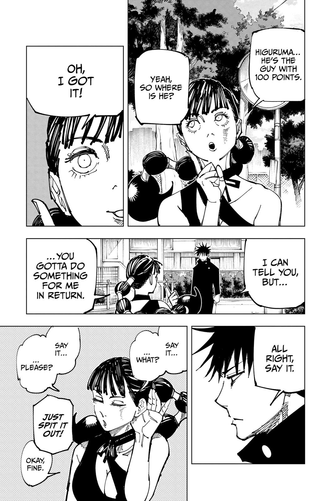 Jujutsu Kaisen Manga Chapter 161 page 16 - Tokyo No. 1 Colony, Part 1