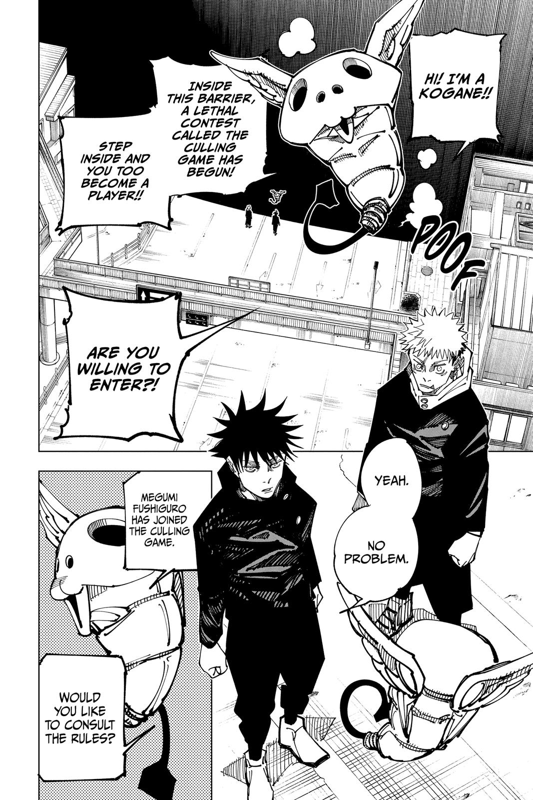 Jujutsu Kaisen Manga Chapter 161 page 4 - Tokyo No. 1 Colony, Part 1