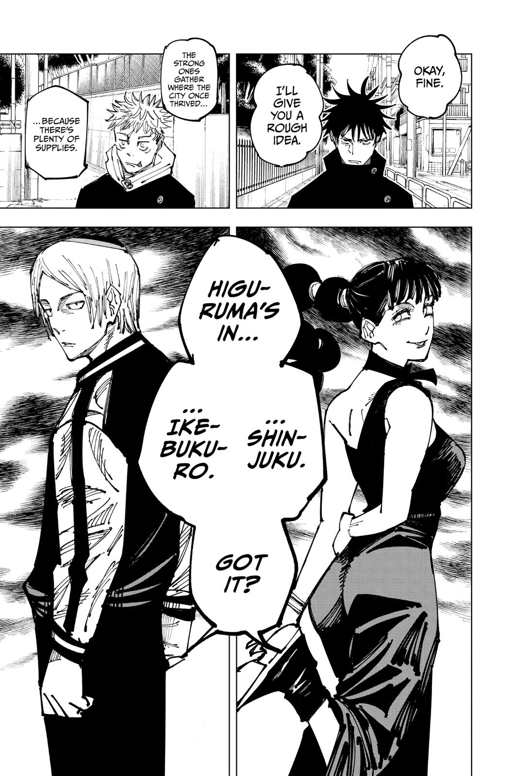 Jujutsu Kaisen Manga Chapter 162 page 23 - Tokyo No. 1 Colony, Part 2