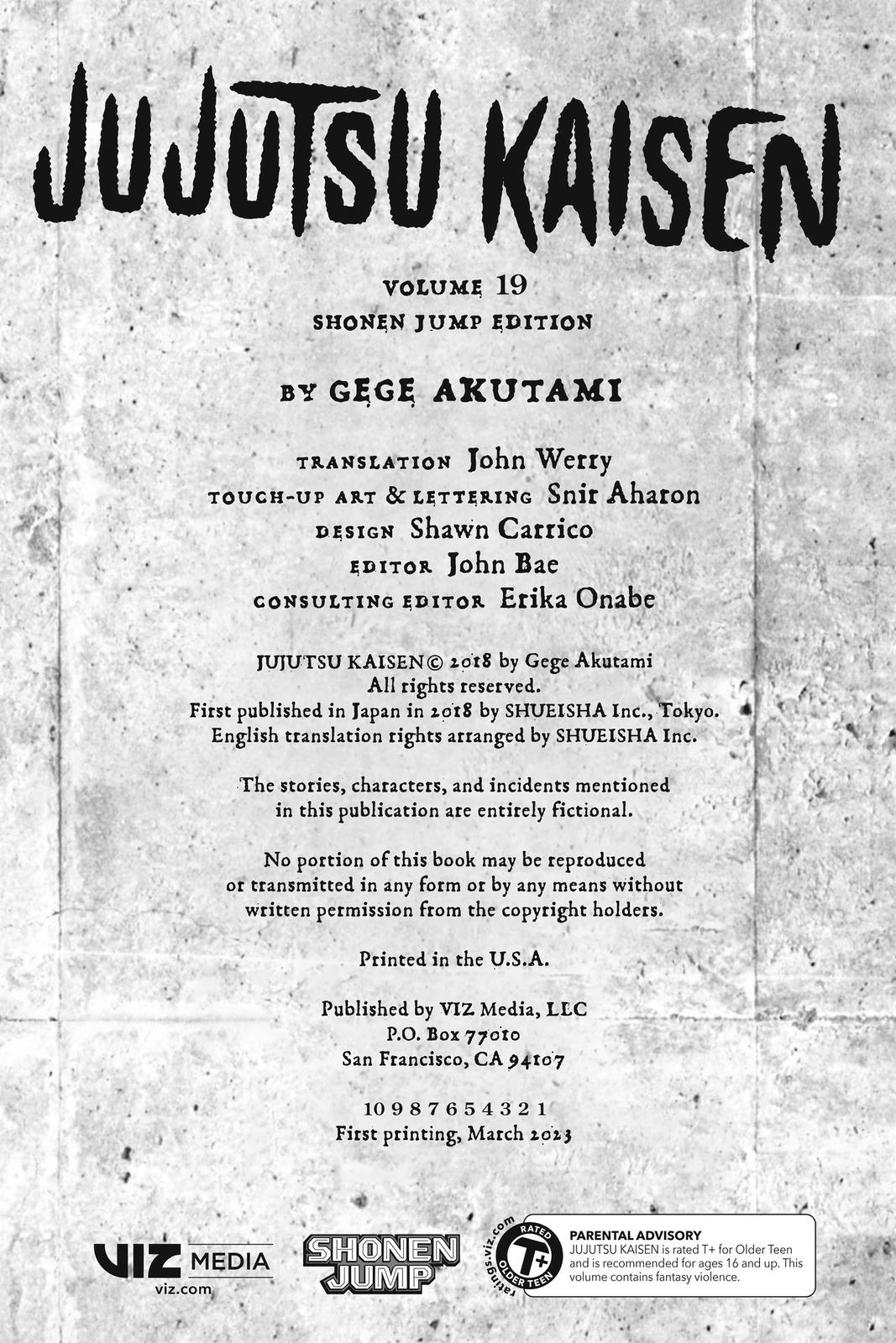 Jujutsu Kaisen Manga Chapter 162 page 3 - Tokyo No. 1 Colony, Part 2