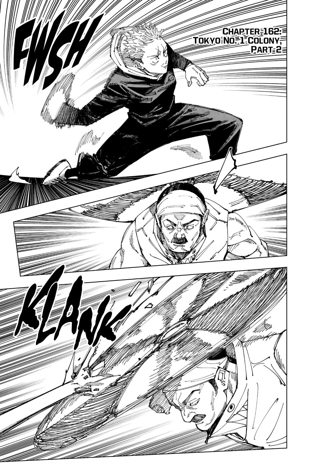 Jujutsu Kaisen Manga Chapter 162 page 7 - Tokyo No. 1 Colony, Part 2