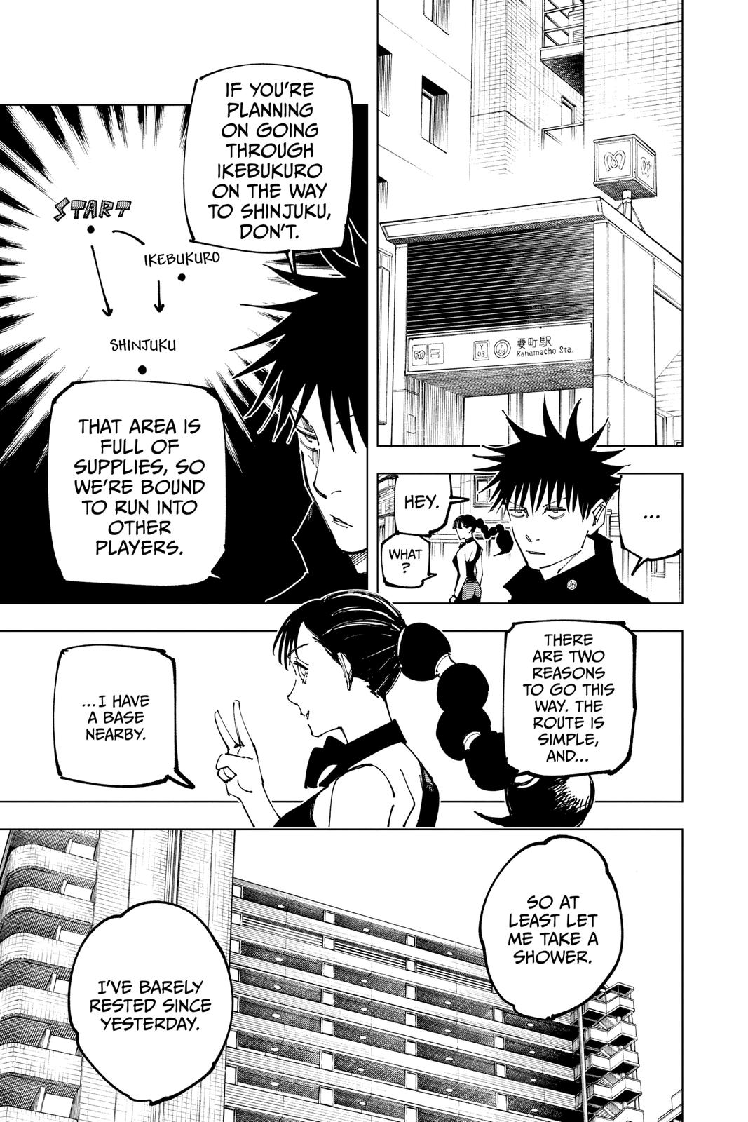 Jujutsu Kaisen Manga Chapter 163 page 7 - Tokyo No. 1 Colony, Part 3