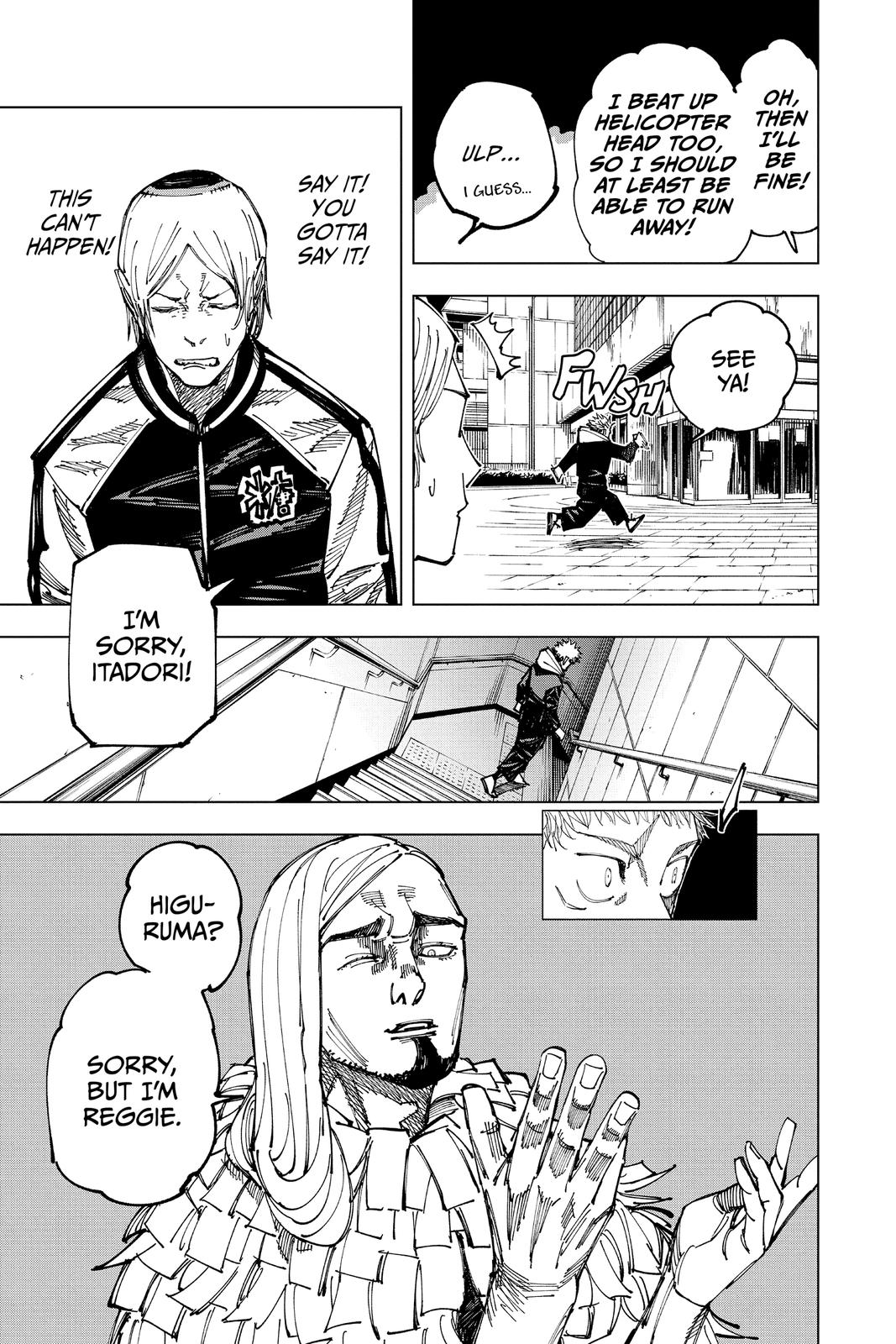 Jujutsu Kaisen Manga Chapter 163 page 9 - Tokyo No. 1 Colony, Part 3
