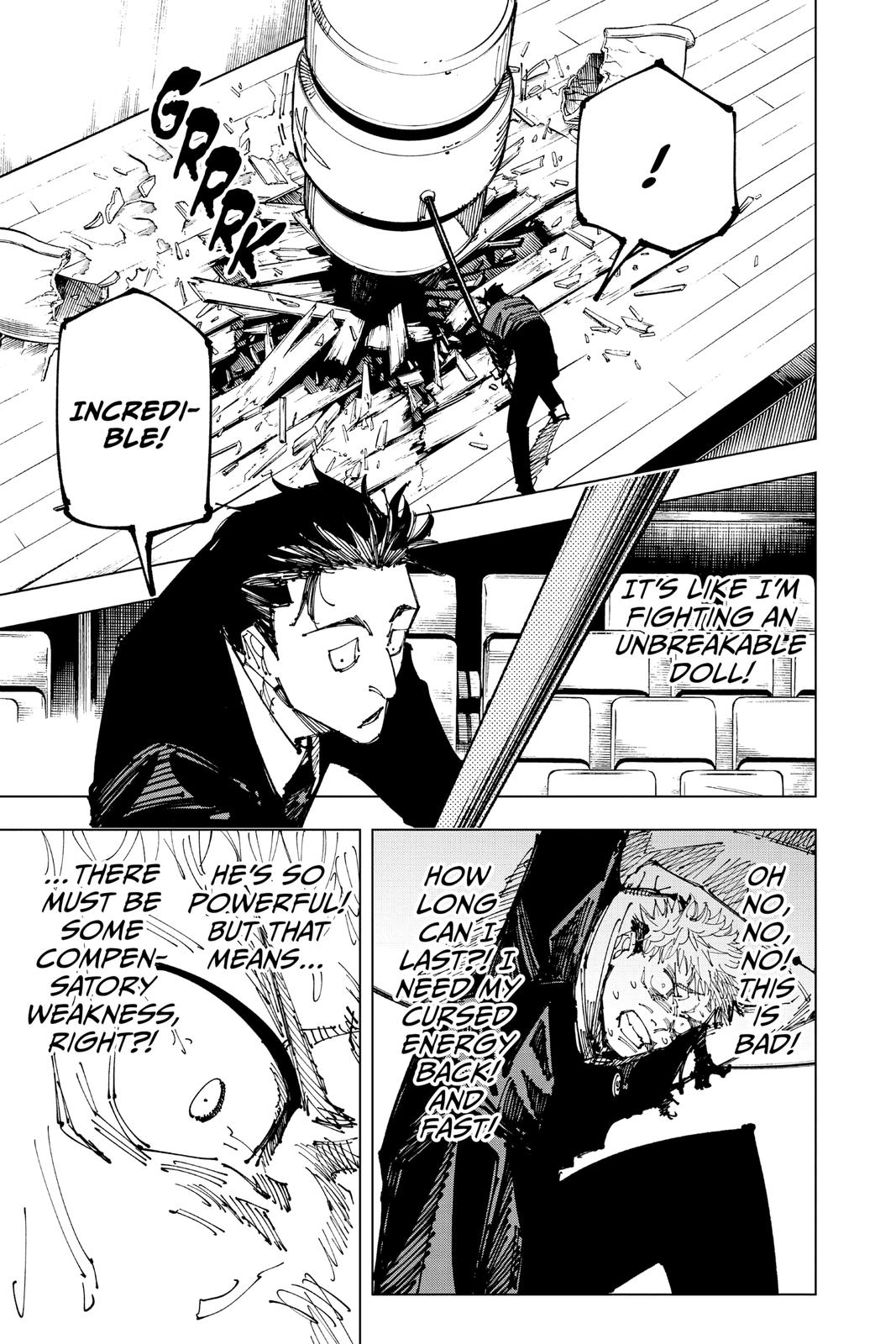 Jujutsu Kaisen Manga Chapter 165 page 13 - Tokyo No. 1 Colony, Part 5