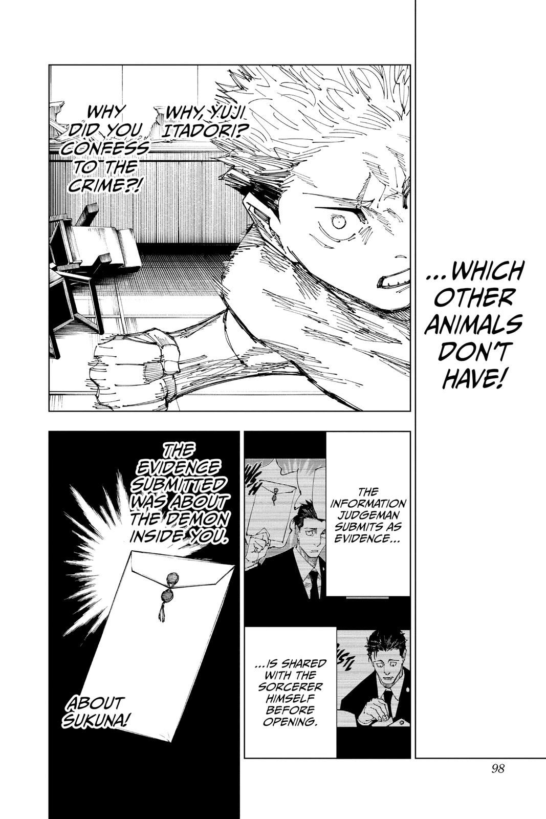 Jujutsu Kaisen Manga Chapter 166 page 12 - Tokyo No. 1 Colony, Part 6