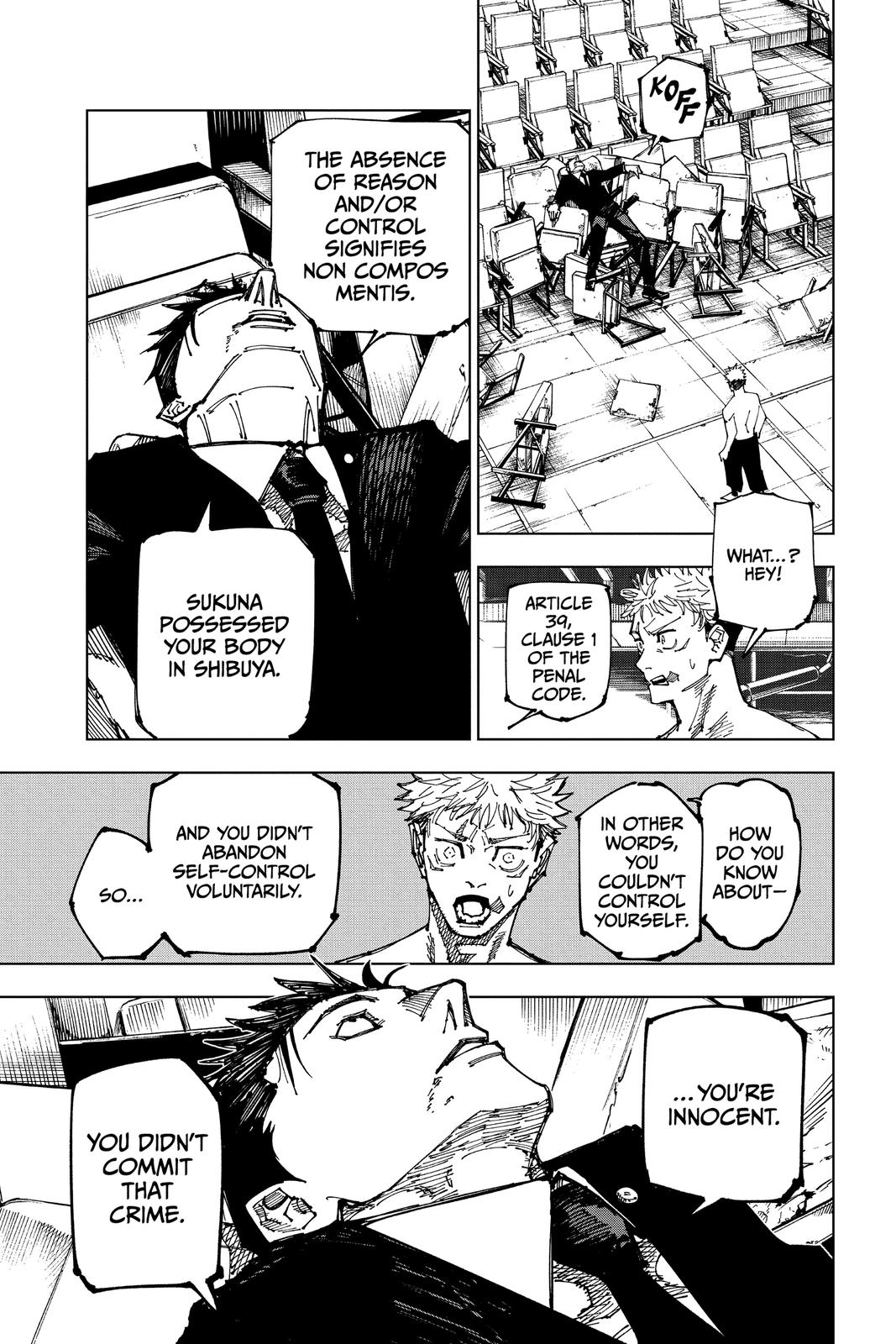 Jujutsu Kaisen Manga Chapter 166 page 15 - Tokyo No. 1 Colony, Part 6