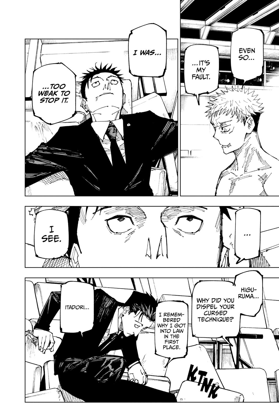 Jujutsu Kaisen Manga Chapter 166 page 16 - Tokyo No. 1 Colony, Part 6