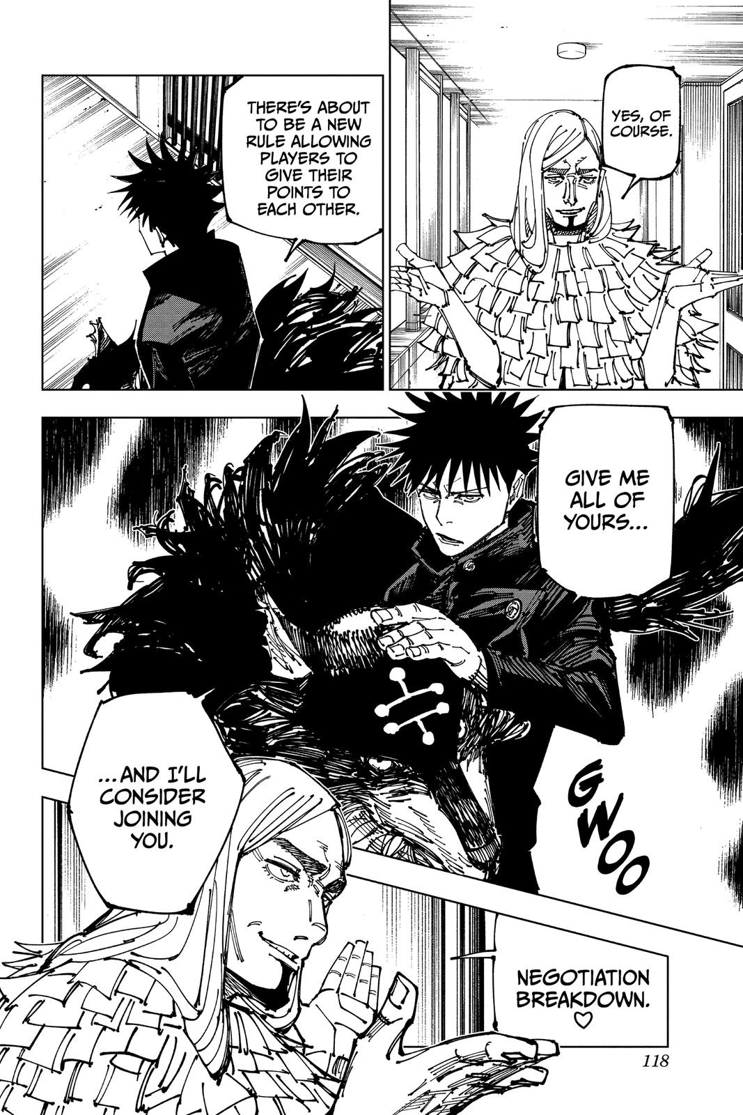 Jujutsu Kaisen Manga Chapter 167 page 12 - Tokyo No. 1 Colony, Part 7