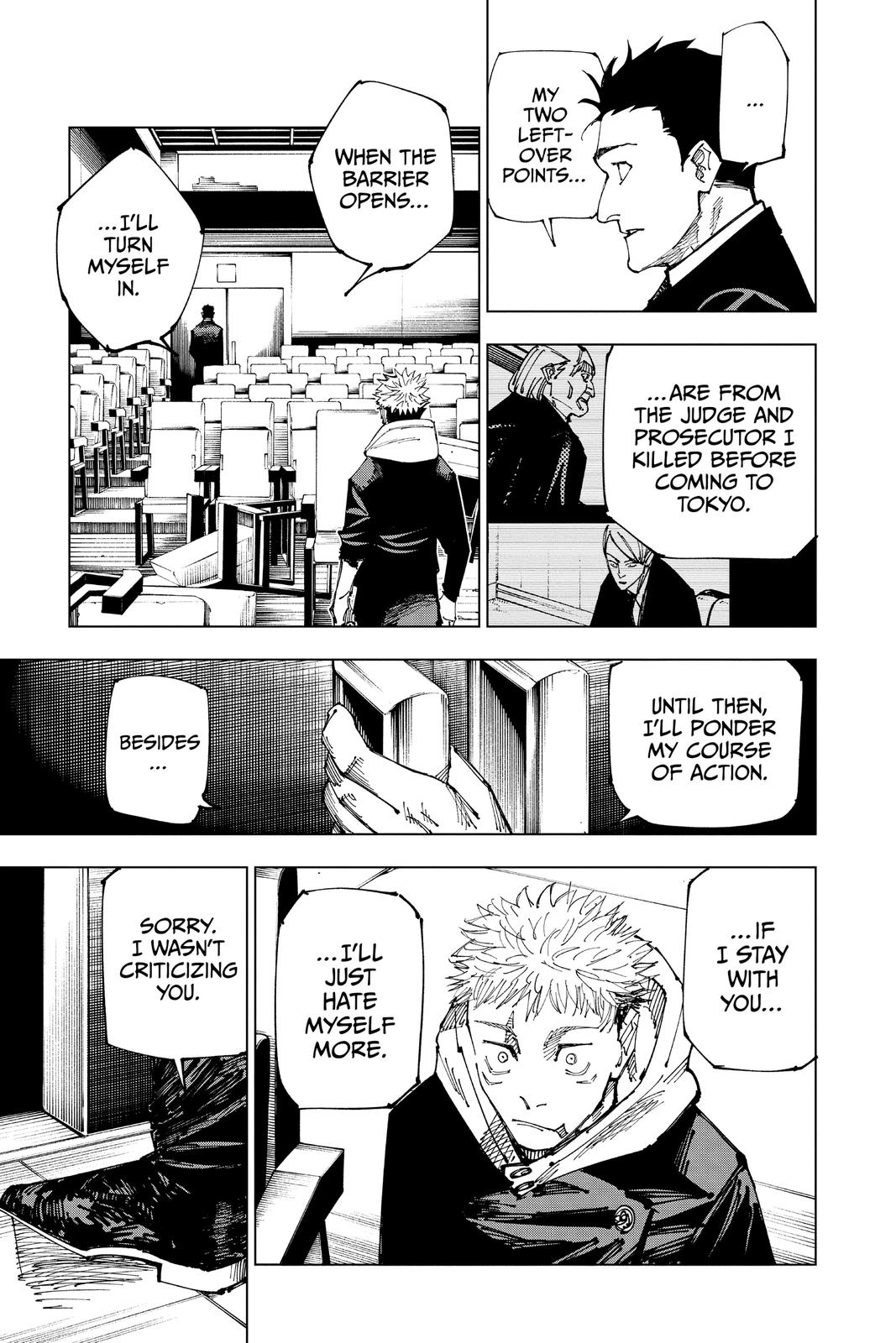 Jujutsu Kaisen Manga Chapter 167 page 3 - Tokyo No. 1 Colony, Part 7