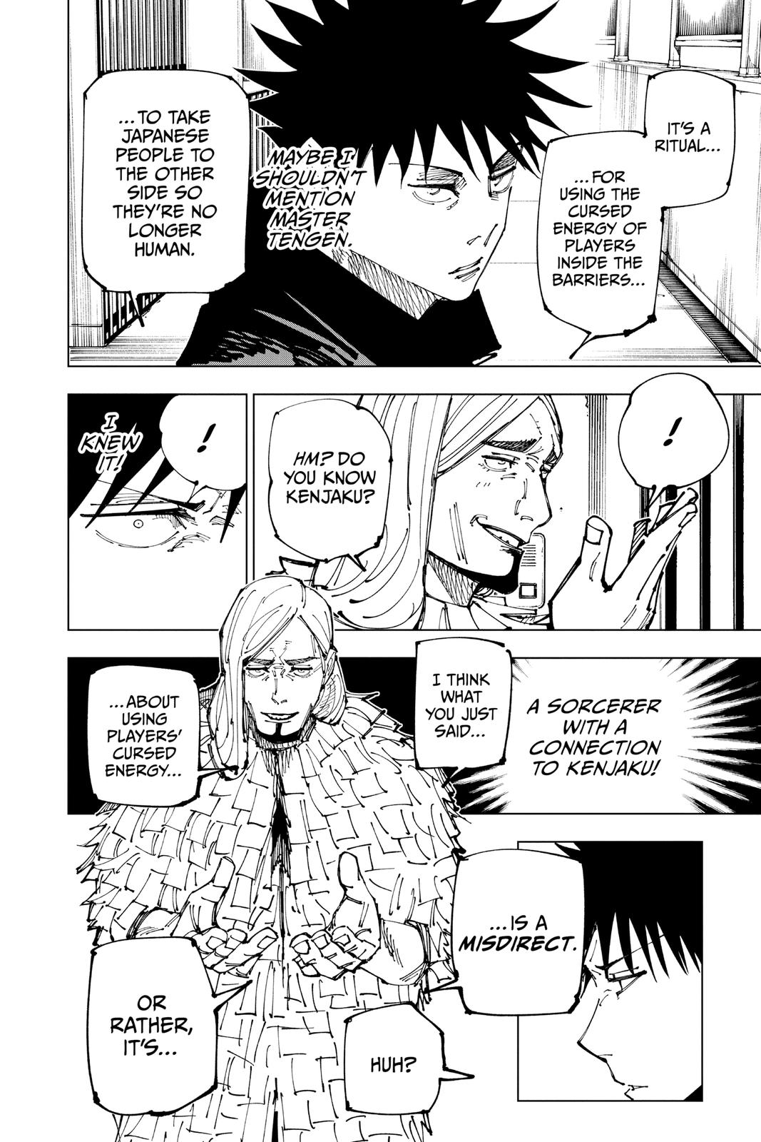 Jujutsu Kaisen Manga Chapter 167 page 6 - Tokyo No. 1 Colony, Part 7