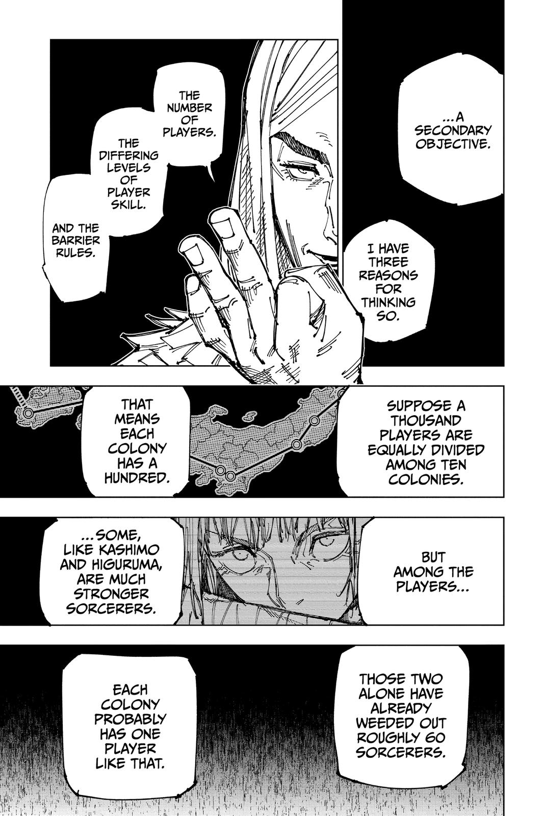 Jujutsu Kaisen Manga Chapter 167 page 7 - Tokyo No. 1 Colony, Part 7