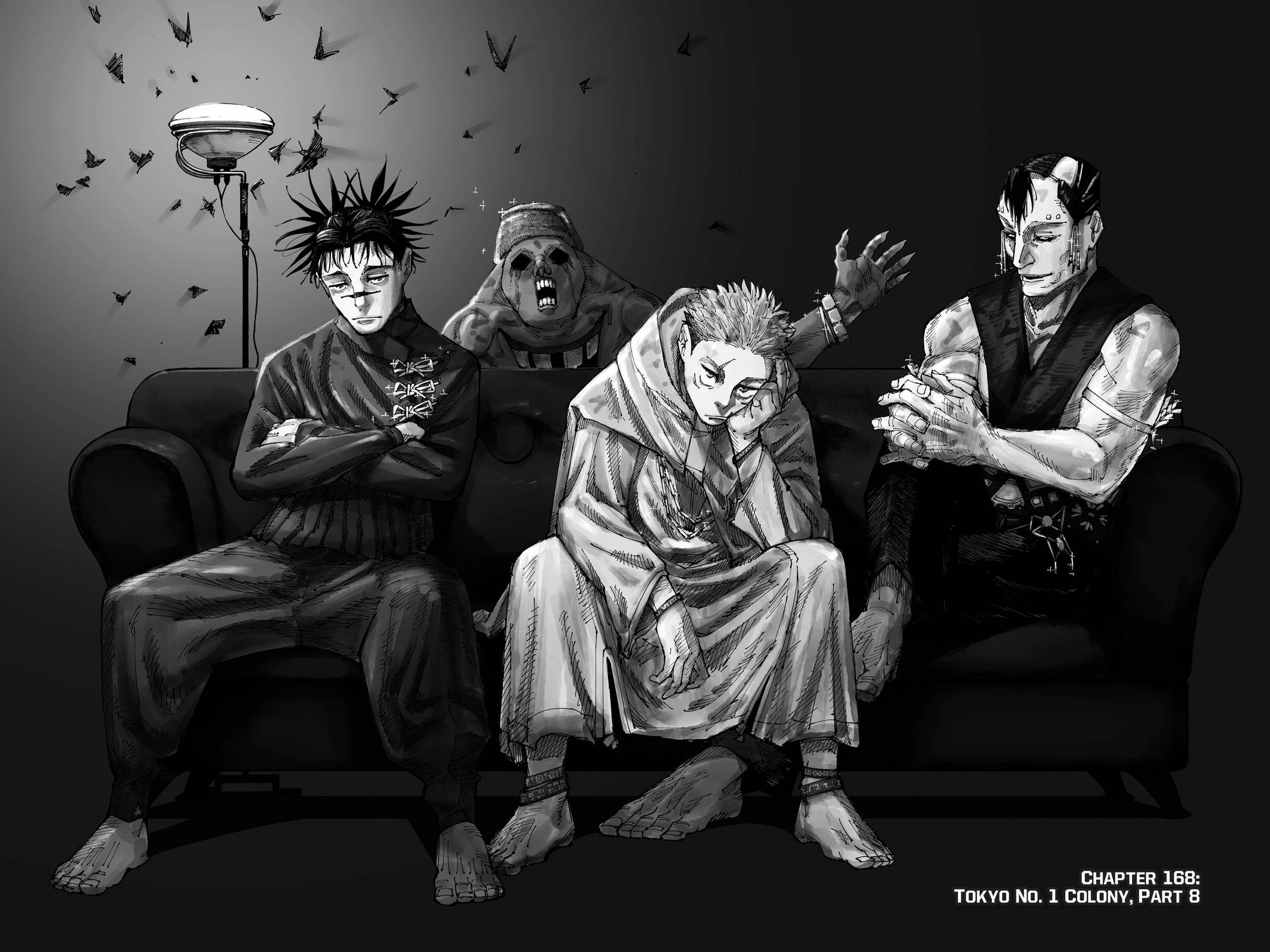 Jujutsu Kaisen Manga Chapter 168 page 1 - Tokyo No. 1 Colony, Part 8