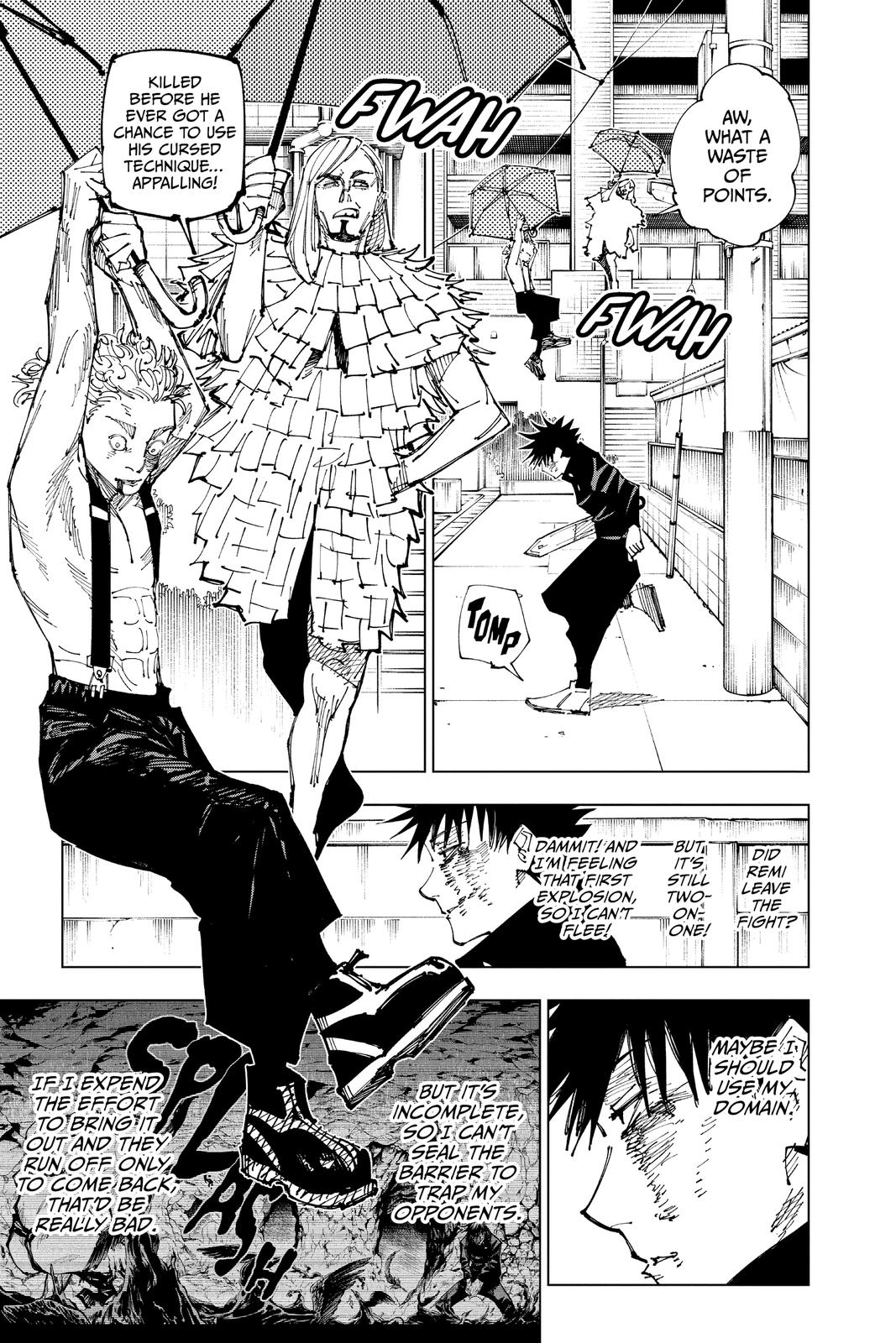 Jujutsu Kaisen Manga Chapter 168 page 19 - Tokyo No. 1 Colony, Part 8