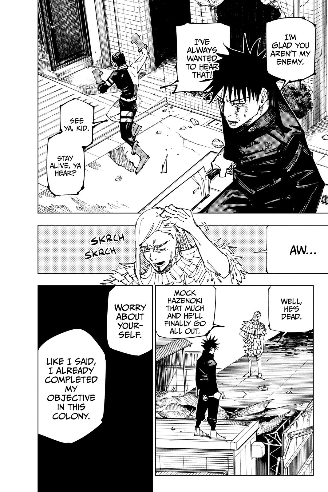 Jujutsu Kaisen Manga Chapter 169 page 17 - Tokyo No. 1 Colony, Part 9