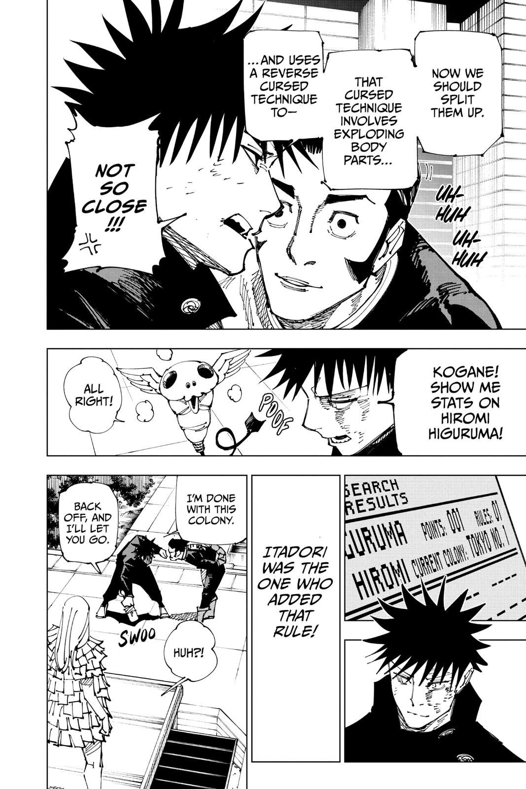 Jujutsu Kaisen Manga Chapter 169 page 9 - Tokyo No. 1 Colony, Part 9