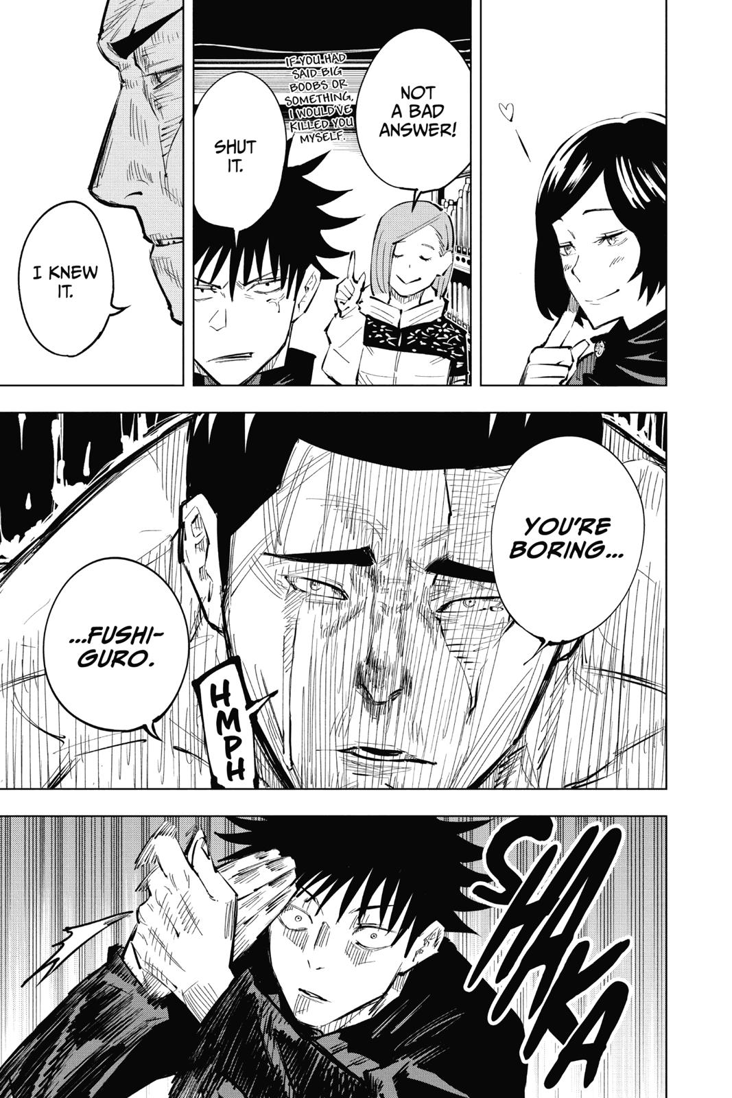 Jujutsu Kaisen Manga Chapter 17 page 11 - Boredom