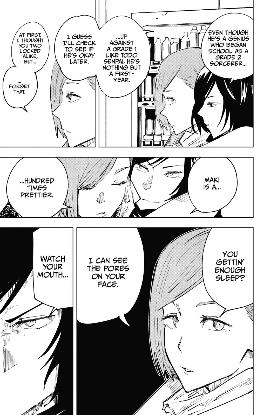 Jujutsu Kaisen Manga Chapter 17 page 13 - Boredom