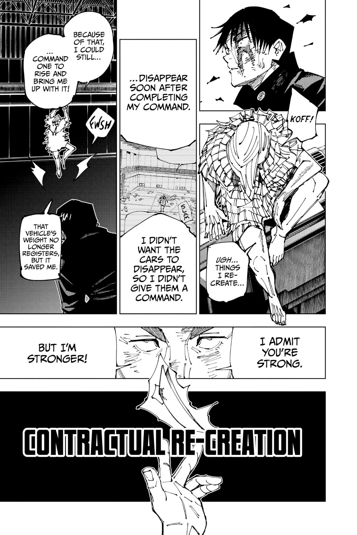 Jujutsu Kaisen Manga Chapter 172 page 15 - Tokyo No. 1 Colony, Part 12