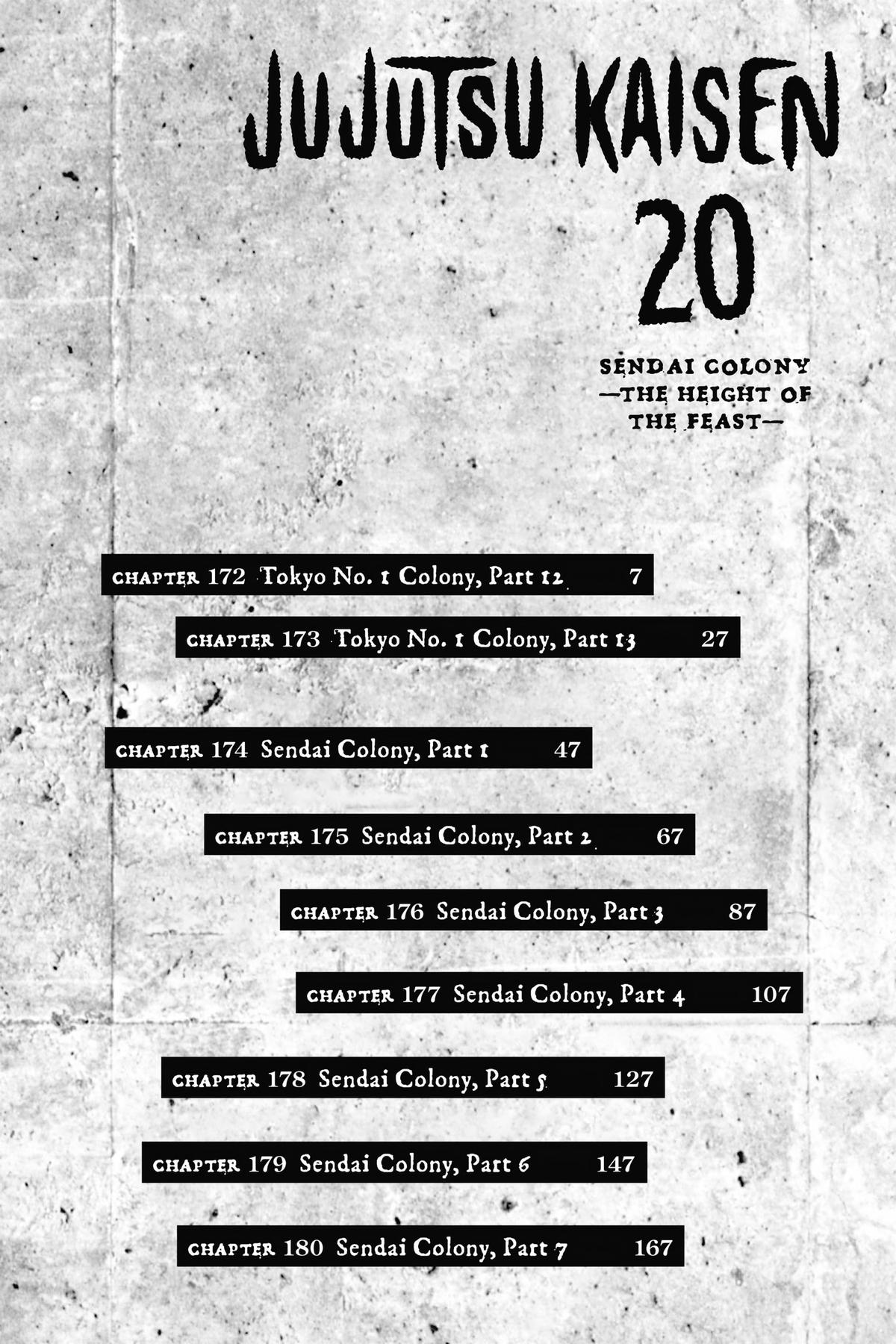 Jujutsu Kaisen Manga Chapter 172 page 6 - Tokyo No. 1 Colony, Part 12