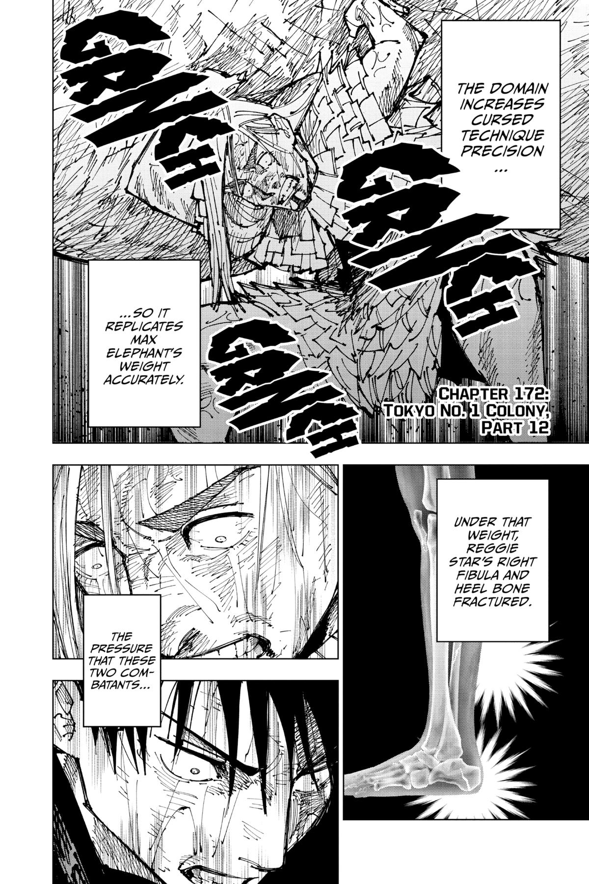Jujutsu Kaisen Manga Chapter 172 page 8 - Tokyo No. 1 Colony, Part 12