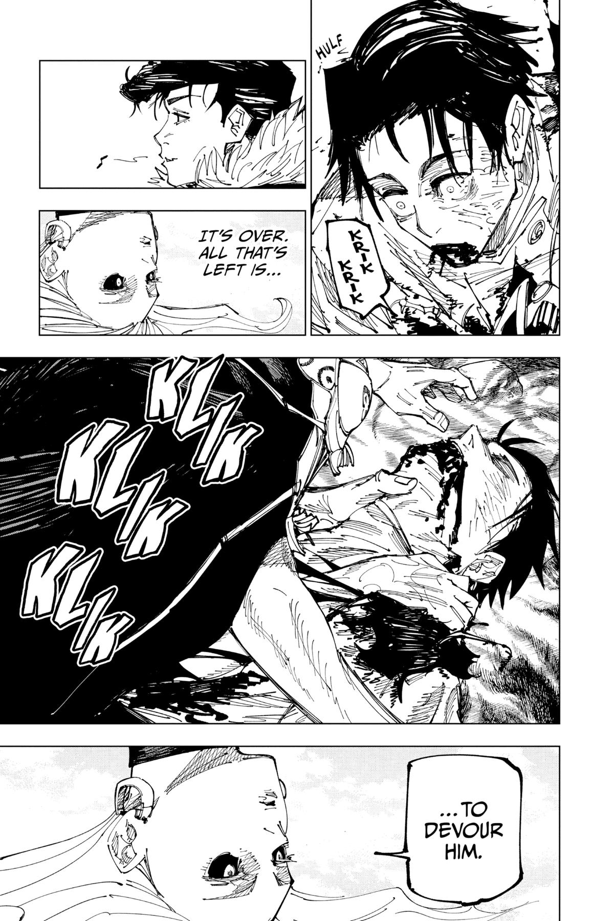 Jujutsu Kaisen Manga Chapter 175 page 15 - Sendai Colony, Part 2