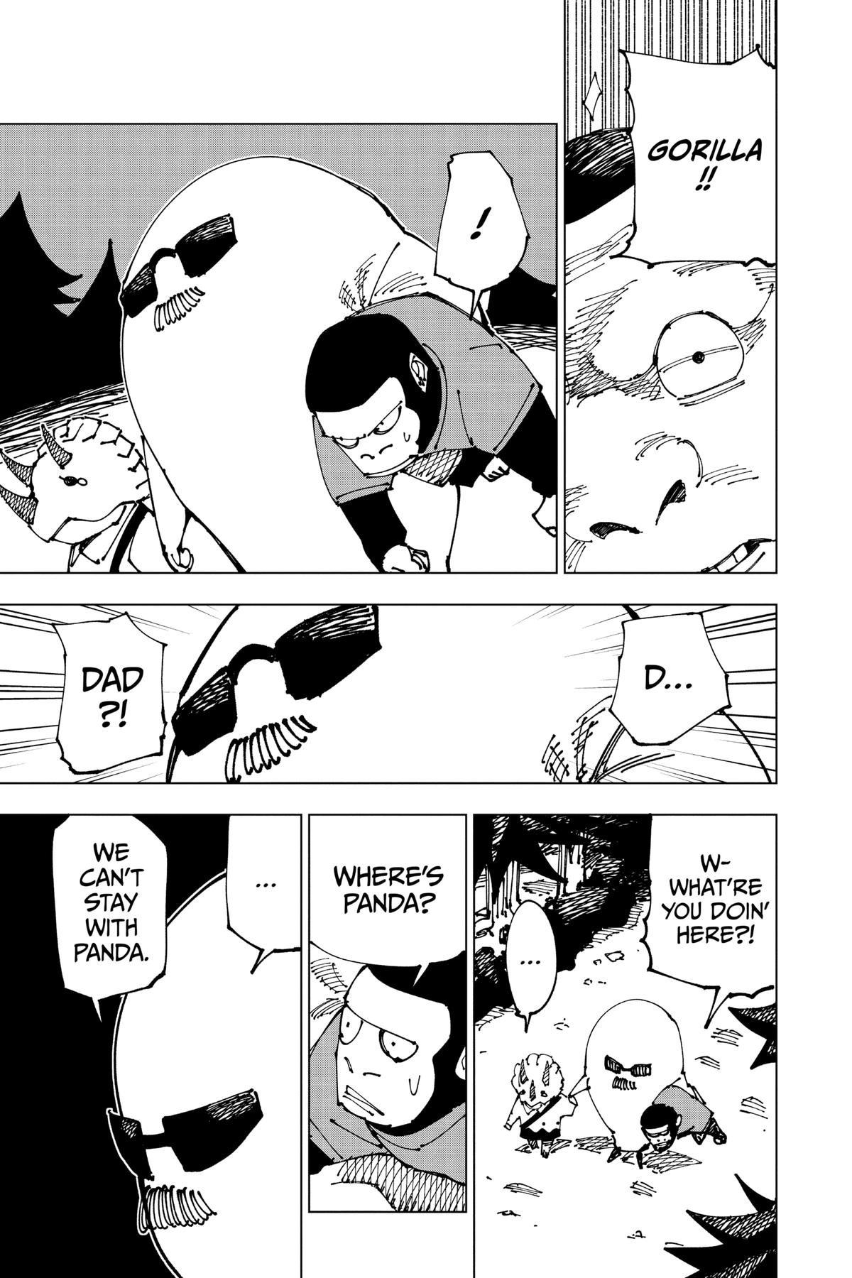 Jujutsu Kaisen Manga Chapter 185 page 11 - Bye-bye