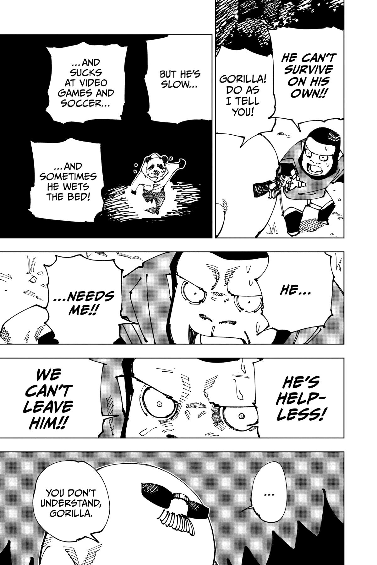 Jujutsu Kaisen Manga Chapter 185 page 13 - Bye-bye