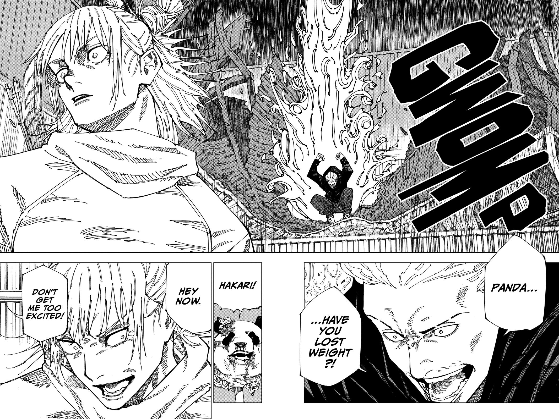 Jujutsu Kaisen Manga Chapter 185 page 17 - Bye-bye