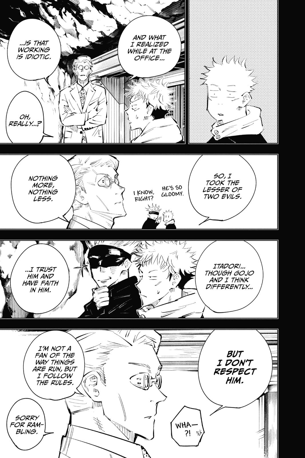 Jujutsu Kaisen Manga Chapter 19 page 13 - Young Fish and Reverse Punishment